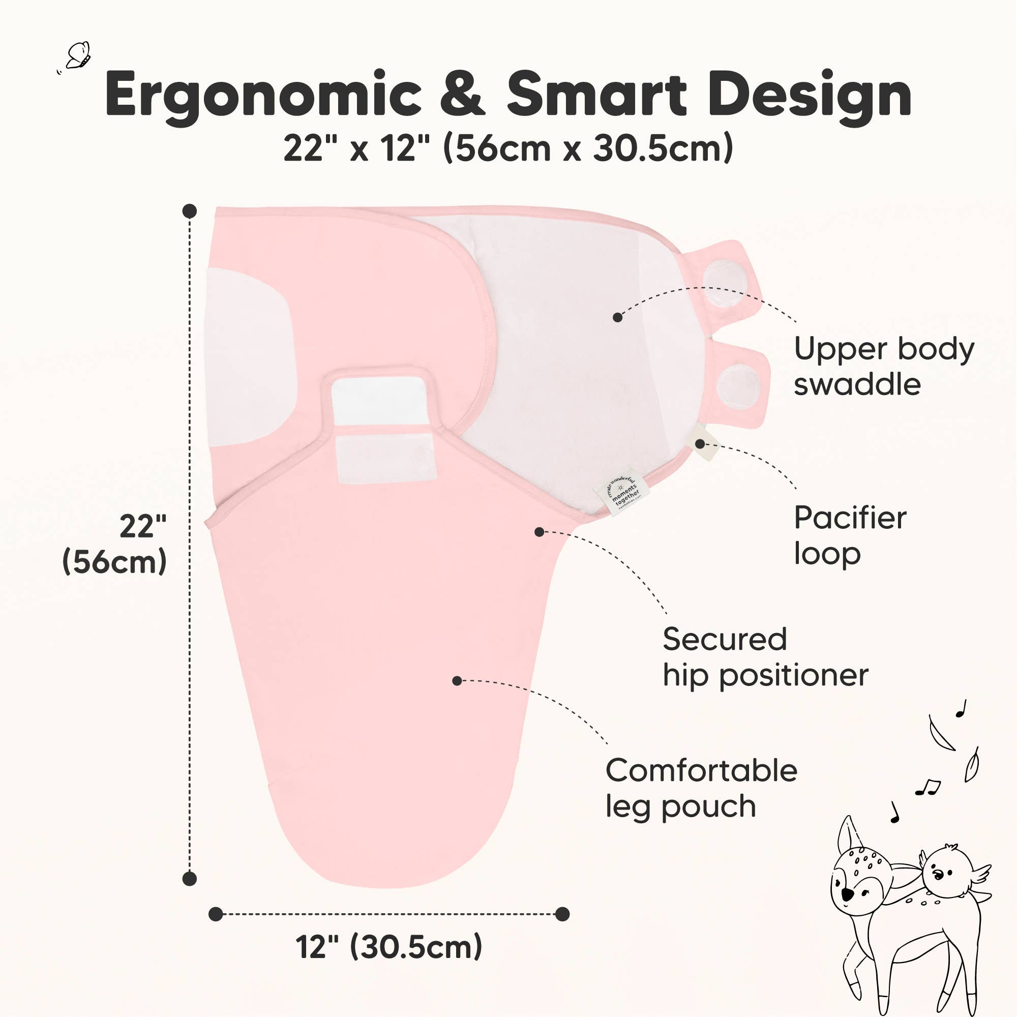 Candy 3pk Soothe Baby Swaddles 0-3 Months, Sleep Sack for Newborns for wholesale on Faire1
