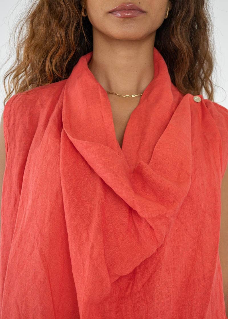 LINEN & COTTON HOUSE – Großhandel Oberbekleidungsweste – Damen – WESTE AUS LEINEN 5172 BESTSELLER FRÜHLINGS- UND SOMMERKLEIDUNG 5