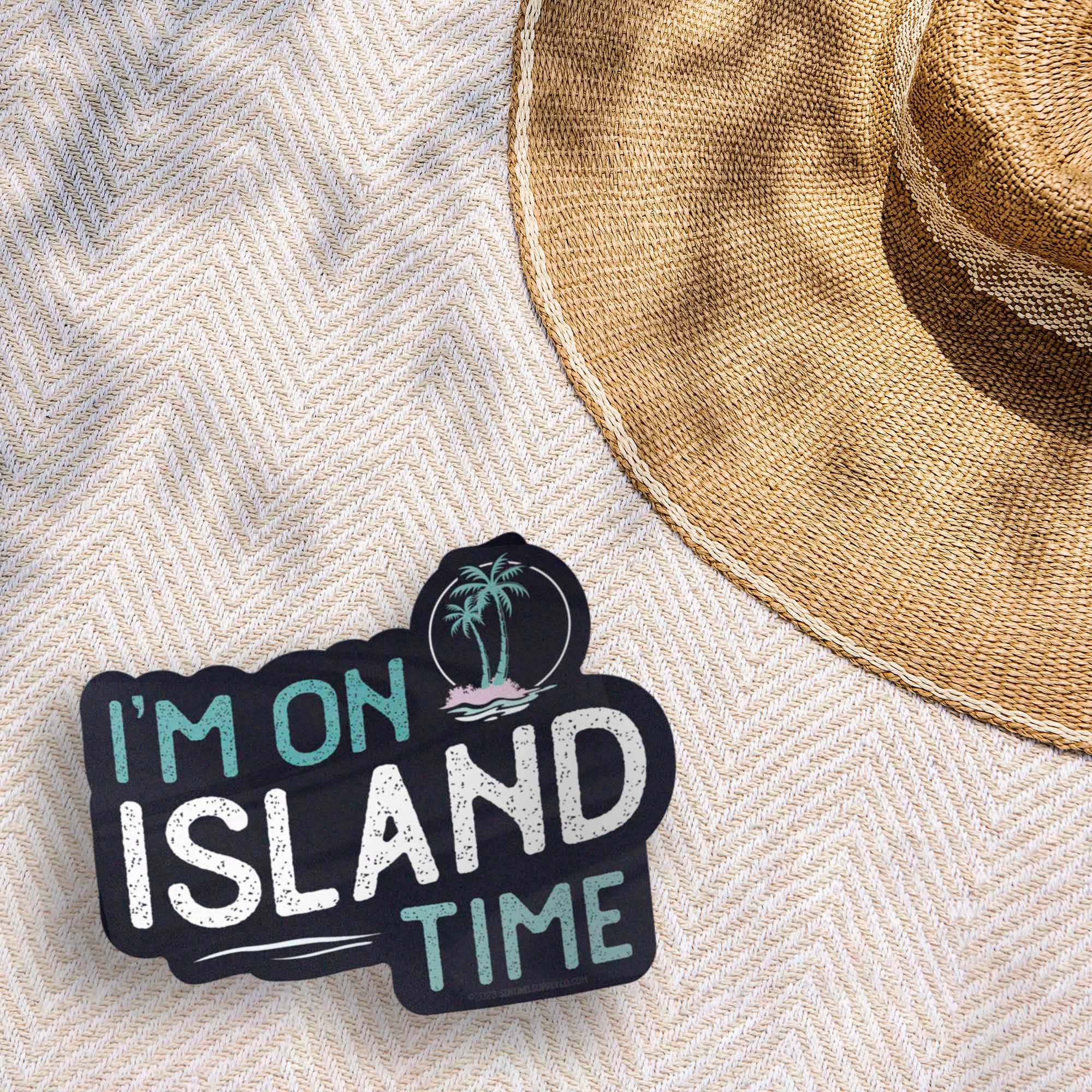 Sentinel Supply - Wholesale Sticker - I'm on Island Time Beach Sticker1