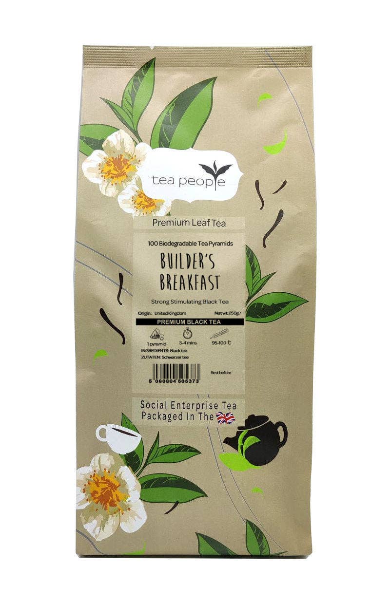 Tea People – wholesale Tea bags – Builder's Breakfast - Black Tea Pyramids7