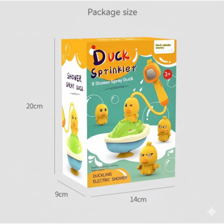 Super Santa - Wholesale Bath Toy - Baby - Cute Duck Bathtub Toy with Automatic Water Spray6