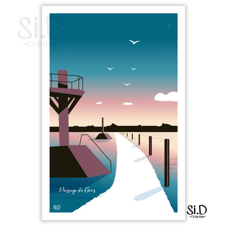 Passage du Gois Noirmoutier Jour pour la vente par Si.D