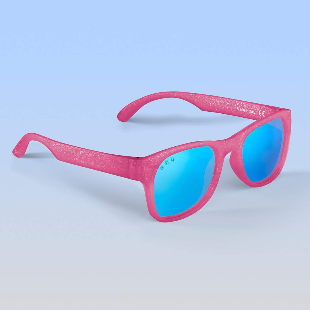 Roshambo Eyewear - Vente Lunettes de soleil – enfant - Lunettes de soleil à paillettes roses7