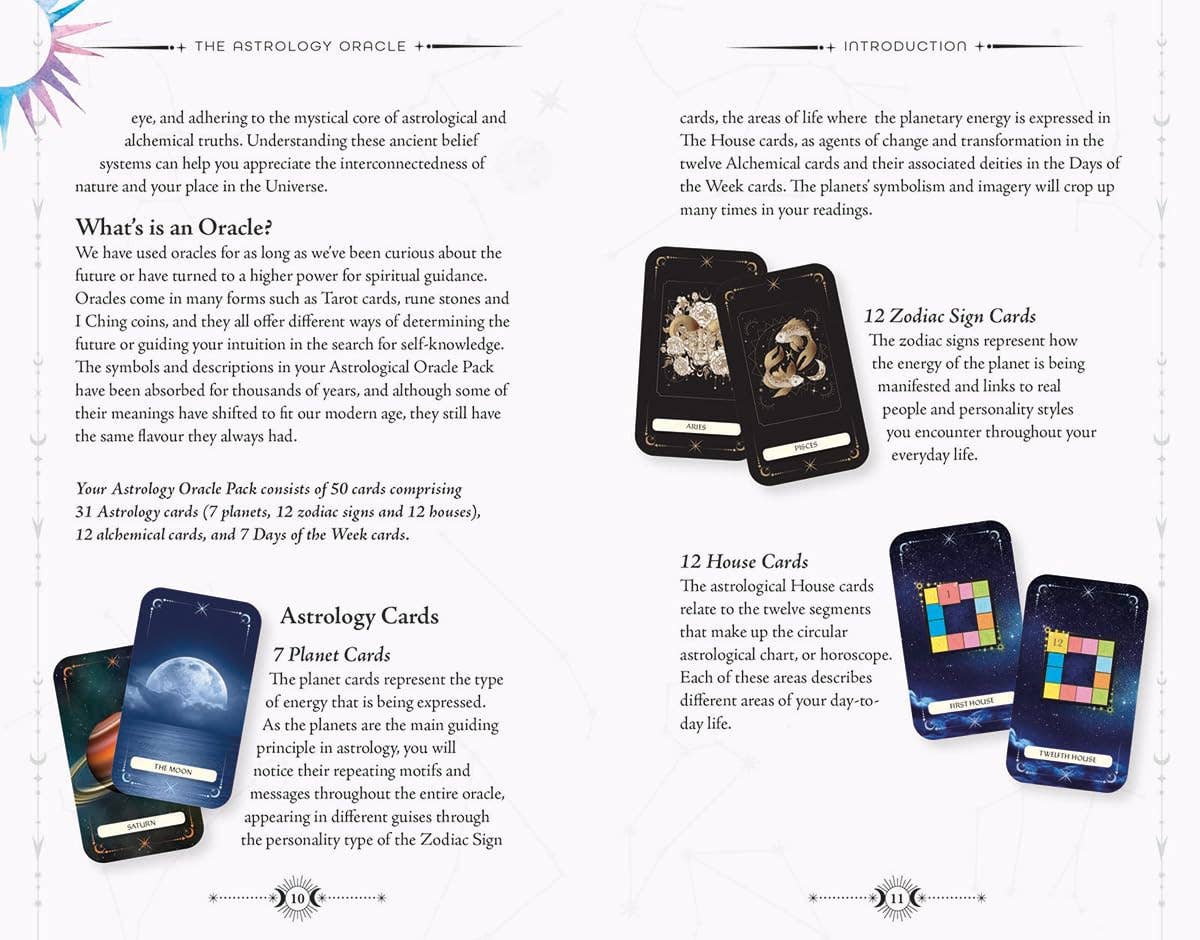 Texas Bookman - Wholesale Tarot Cards - Astrology Oracle Book & Card Deck (Arcturus Oracle Kits)1