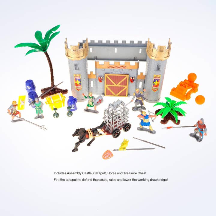 AZ Trading & Import (Toys, RC Toys & More) - Wholesale Toy Set - Kids - Medieval Castle Knight Action Figure Toy Army Playset3