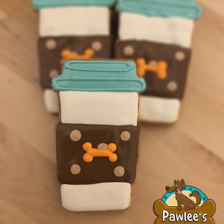 Pawlee’s - Wholesale Pet treats – Dog - Tall Pumpkin Latte Cookie 10/Pack