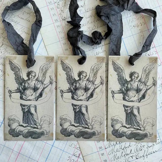 RiverHaus - Wholesale Gift Tag - Christmas Collect 1 - Six Styles - Set/31