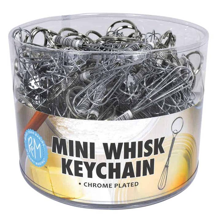 R&M International - Wholesale Whisk - Mini Whisk with Keychain Bucket /120