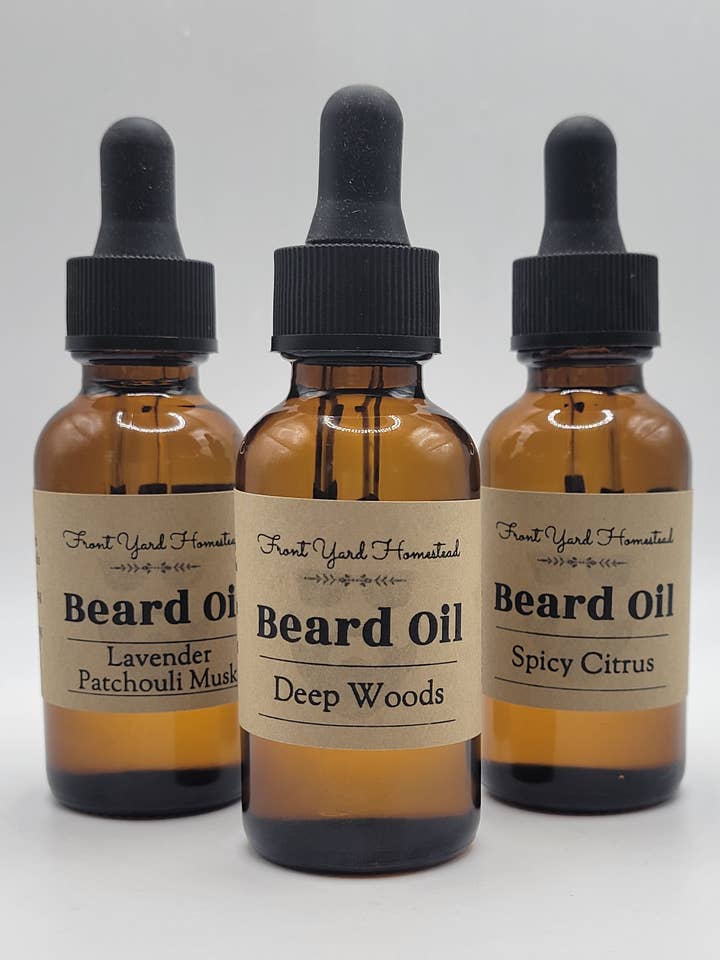 Beard Oil for wholesale by Front Yard Homestead Soap