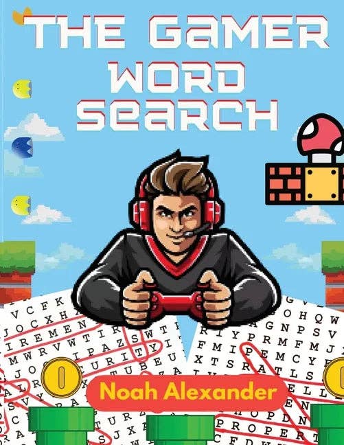 Books by splitShops - Wholesale Book - Adult - The Gamer Word Search: Large Print 8.5x11 with 100 puzzles - Paperback