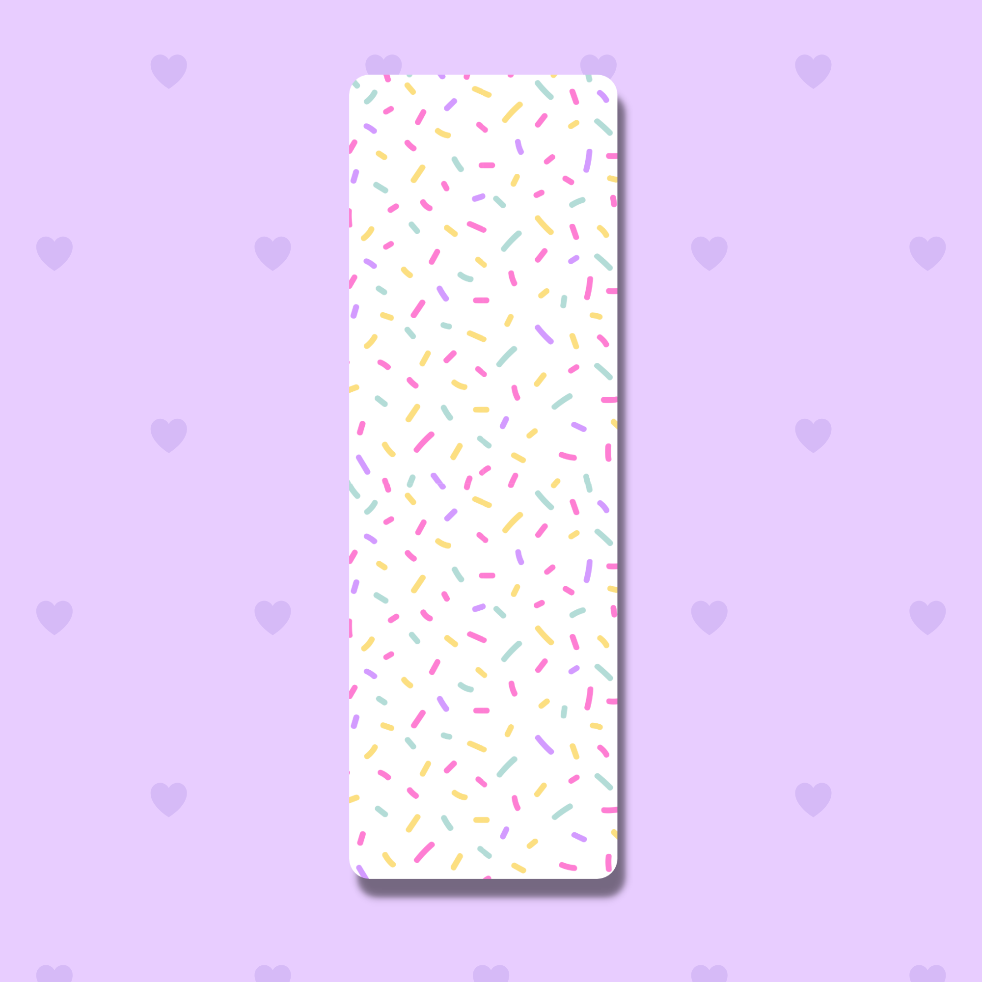 Indie Heart Studio - Wholesale Bookmark - Sprinkles Laminated Bookmark1