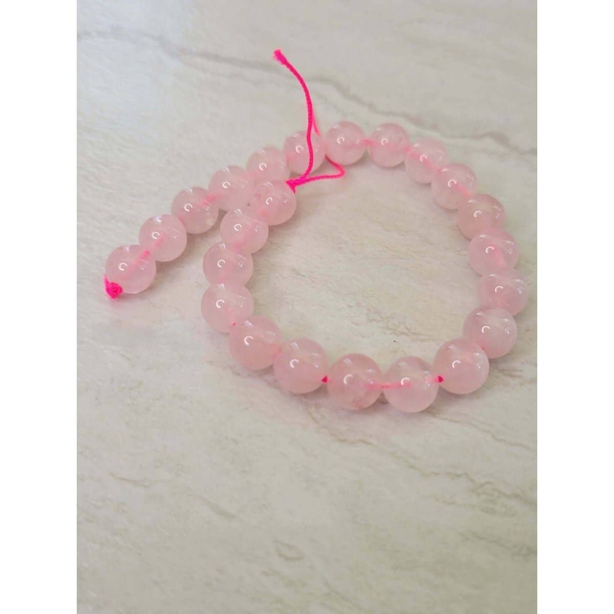 My Magic Place Shop - Wholesale Beads - Natural Rose Quartz Crystal Pink Stone Gemstone Round 8mm3