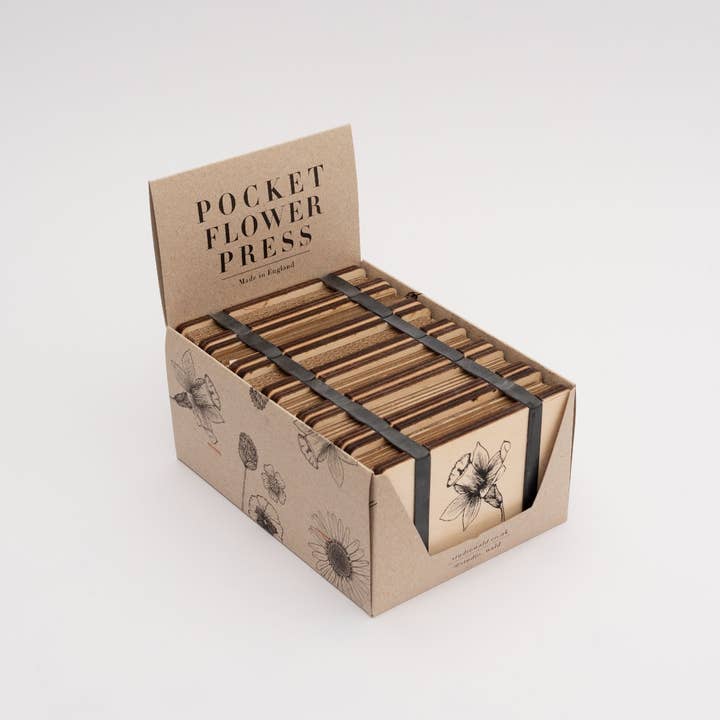 Studio Wald - Wholesale DIY Craft Kit - Pocket Flower Press - Line