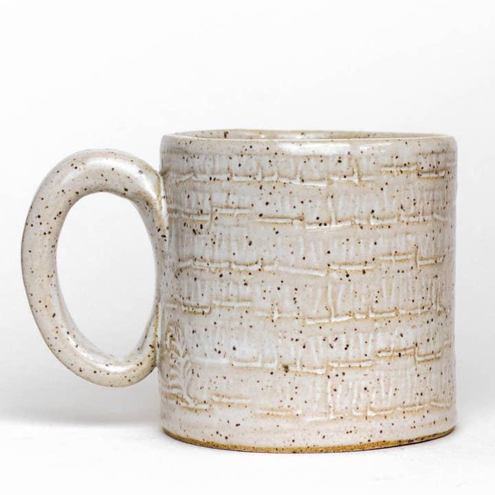 White Squirrel Clayworks - Vente Tasse à café - Tasse en céramique Rhino Design faite à la main dans l'Ohio, 10 oz2