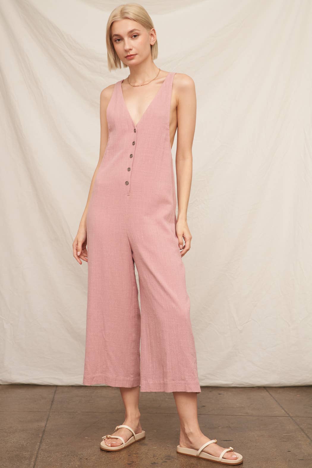 En Crème - Wholesale Jumpsuit - Women's - Sleeveless Jumpsuit2