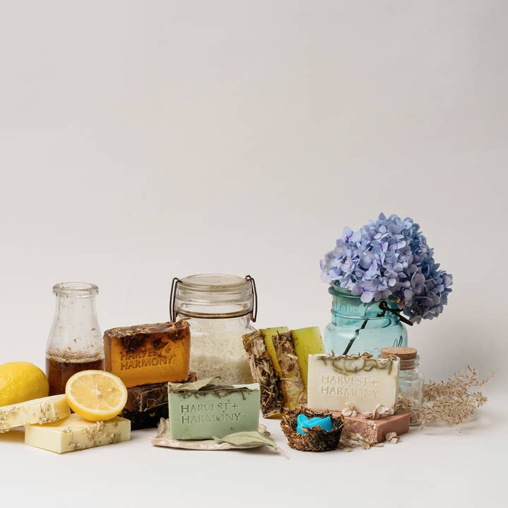 Harvest + Harmony - Wholesale Bar Soap - Harvest + Harmony Retail Starter Set, 7 pc, With Bumblebee