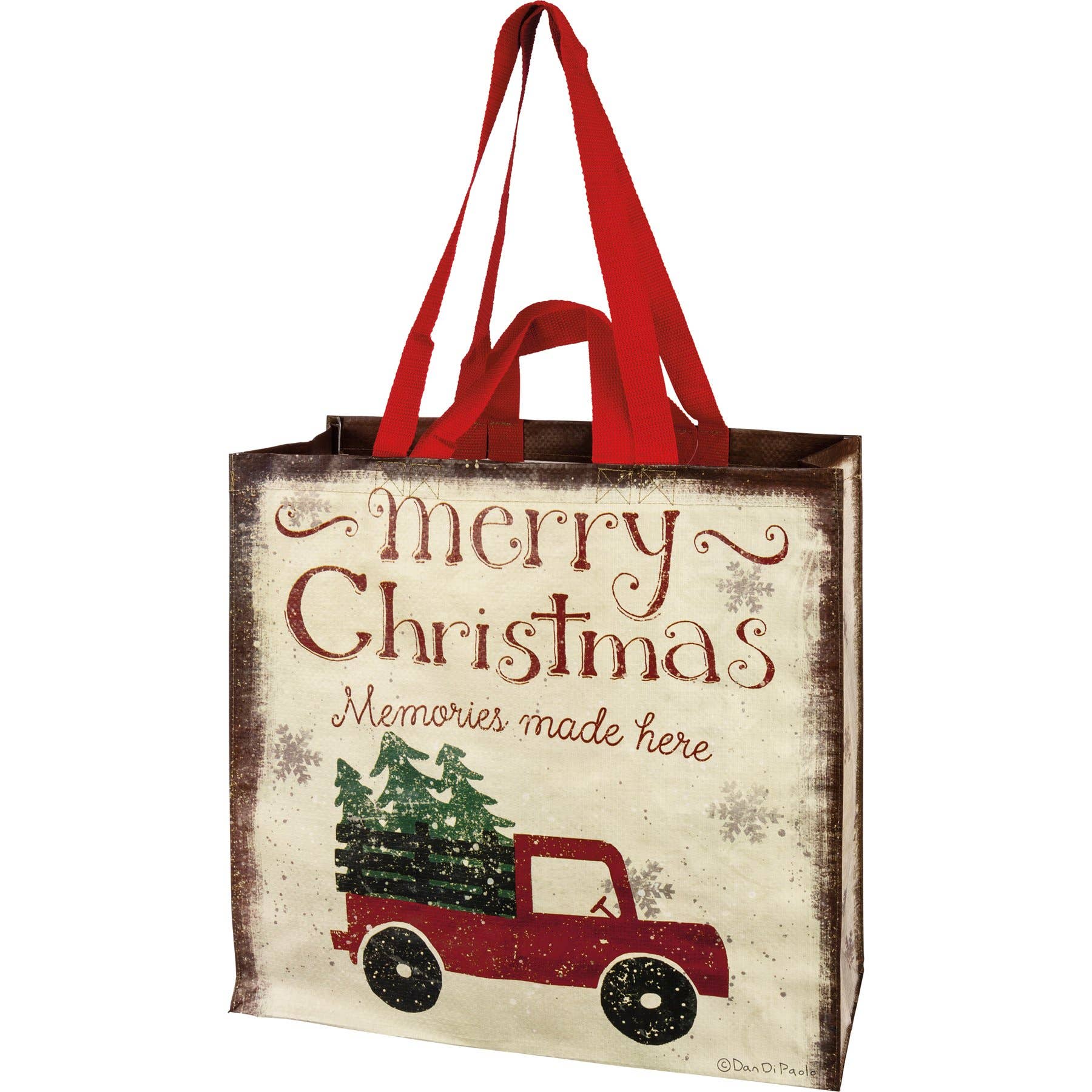 Primitives by Kathy - Wholesale Tote Bag - Unisex - Merry Christmas Memories Market Tote2
