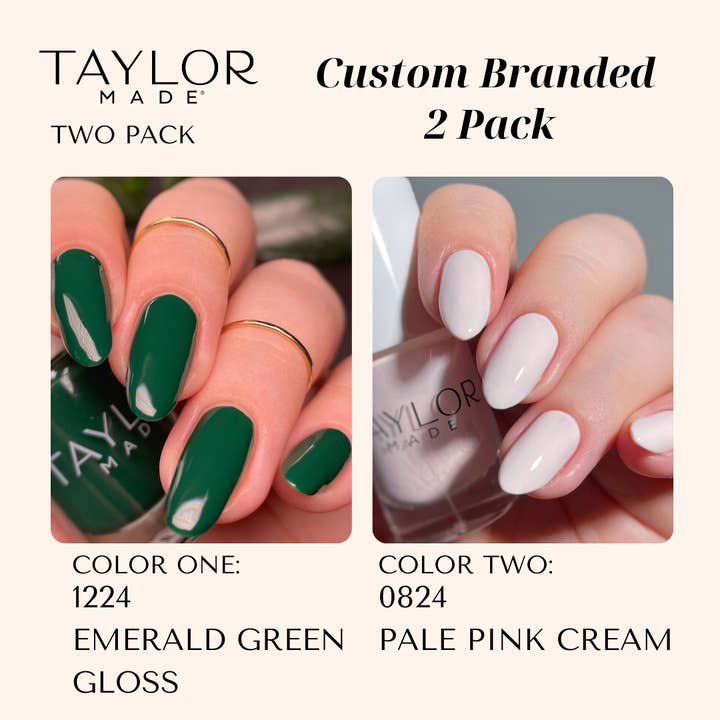 Taylor Made Polish - Vendita all'ingrosso Smalto per unghie - Smalto per unghie personalizzato: confezione da 2 a lunga tenuta + vegano + non tossico190