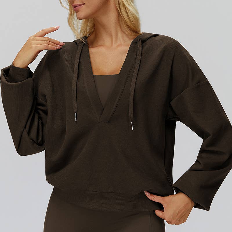 WONDERXFANS - Wholesale Athletic Jacket - Women's - V-neck hooded outdoor sports jacket9