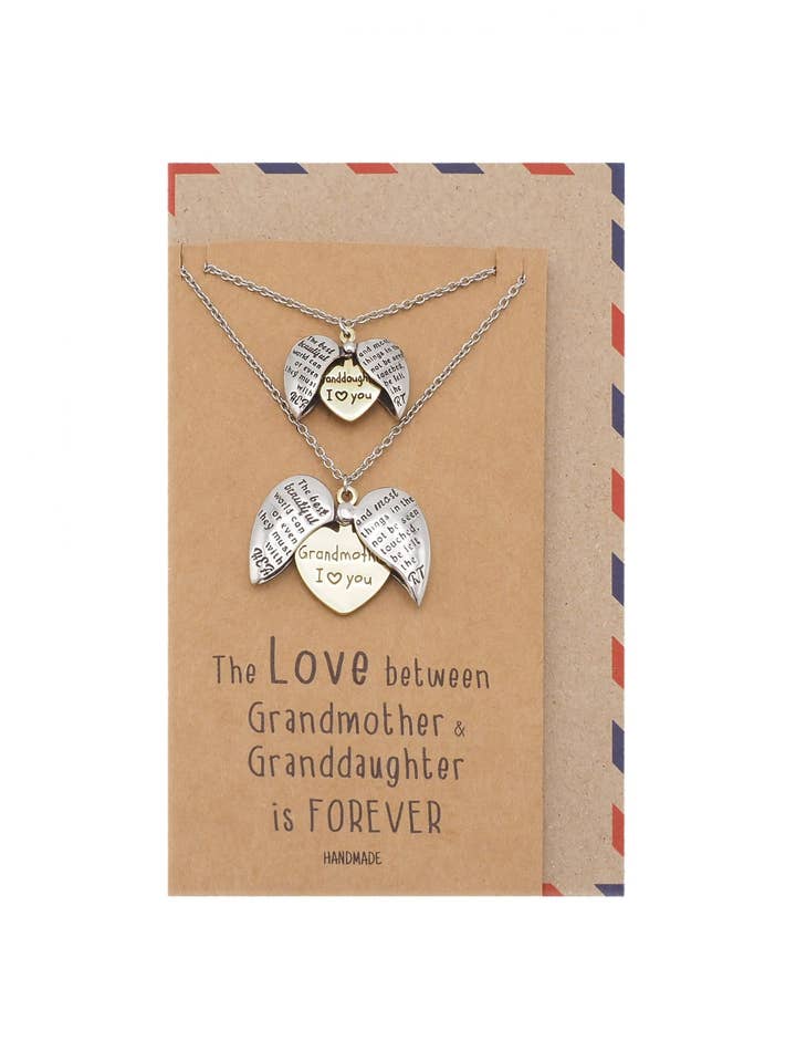 Collana con ciondolo medaglione Helen Nonna Nipote, Set per la vendita all'ingrosso da parte di Quan Jewelry