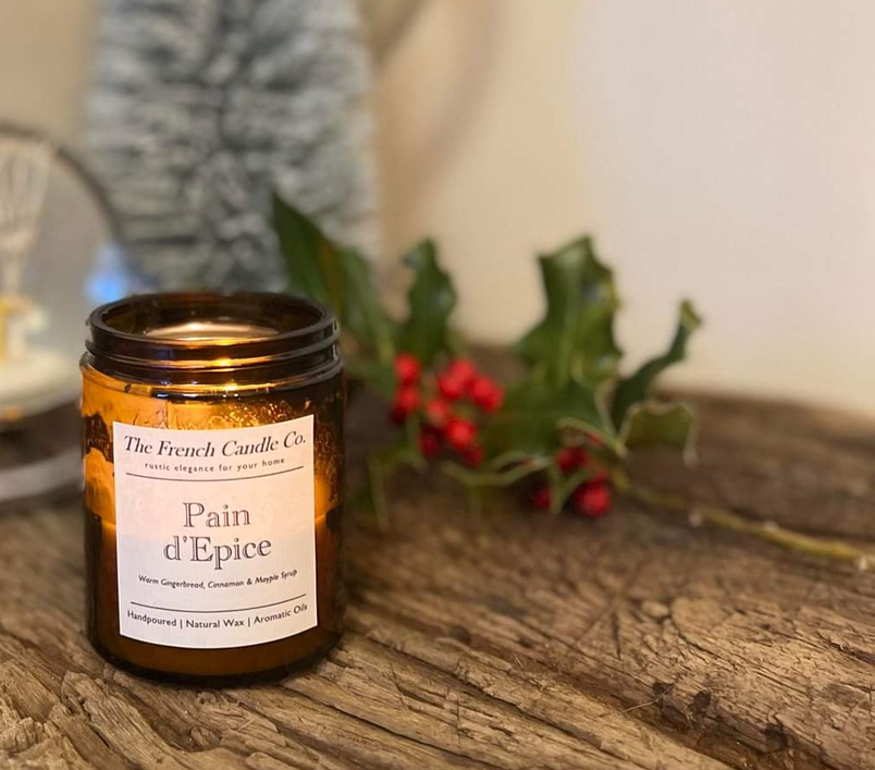 The French Candle Co - Vente Bougie en bocal - Pain d'épice - Bougie parfumée française2