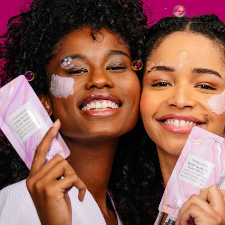 Vitamasques UK – Máscara facial por atacado – Máscara de lama de argila quartzo rosa