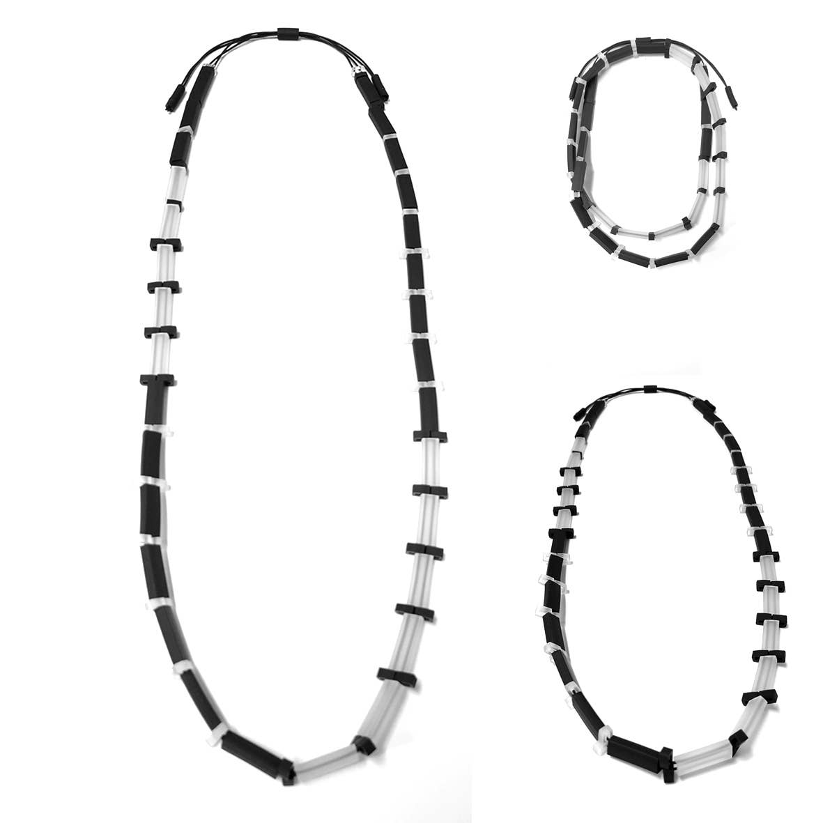 ALEX+SVET - Wholesale Beaded/Pearl Necklace - UPPSALA long rubber necklace LAST pieces6