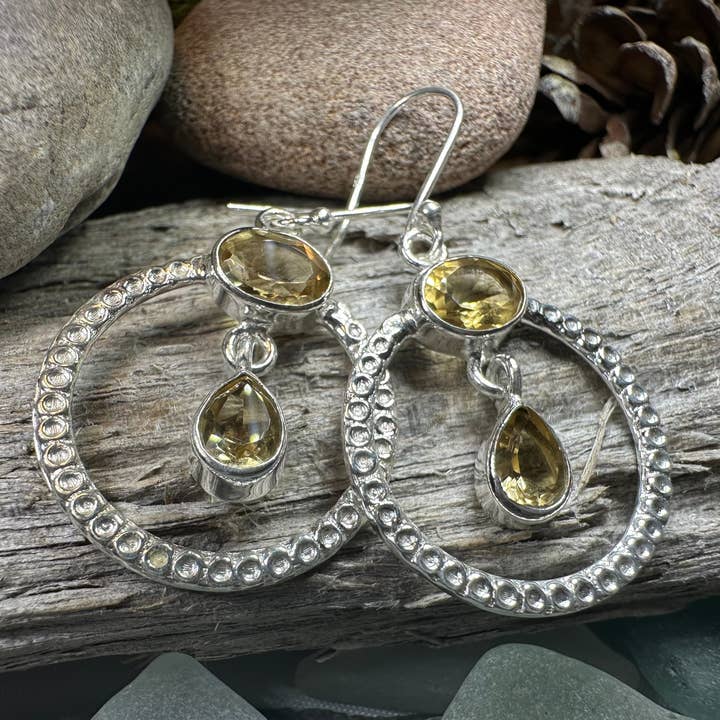 Celtic Crystal Designs Jewelry & Gifts - Wholesale Dangle Earrings - Briallen Gemstone Earrings2