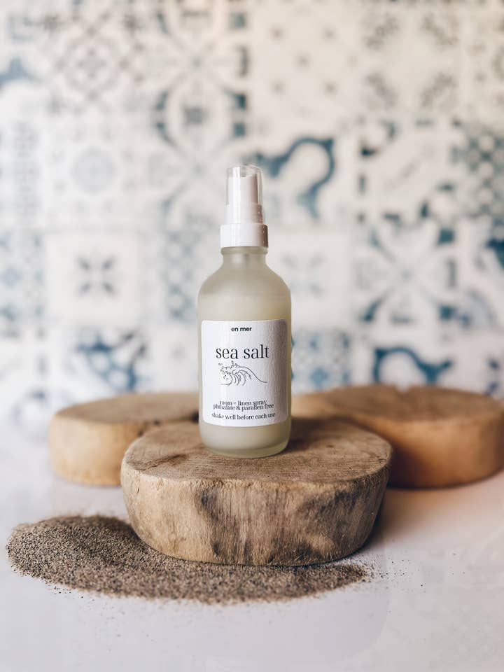 en mer | sea salt | room + linen spray for wholesale by en mer, co