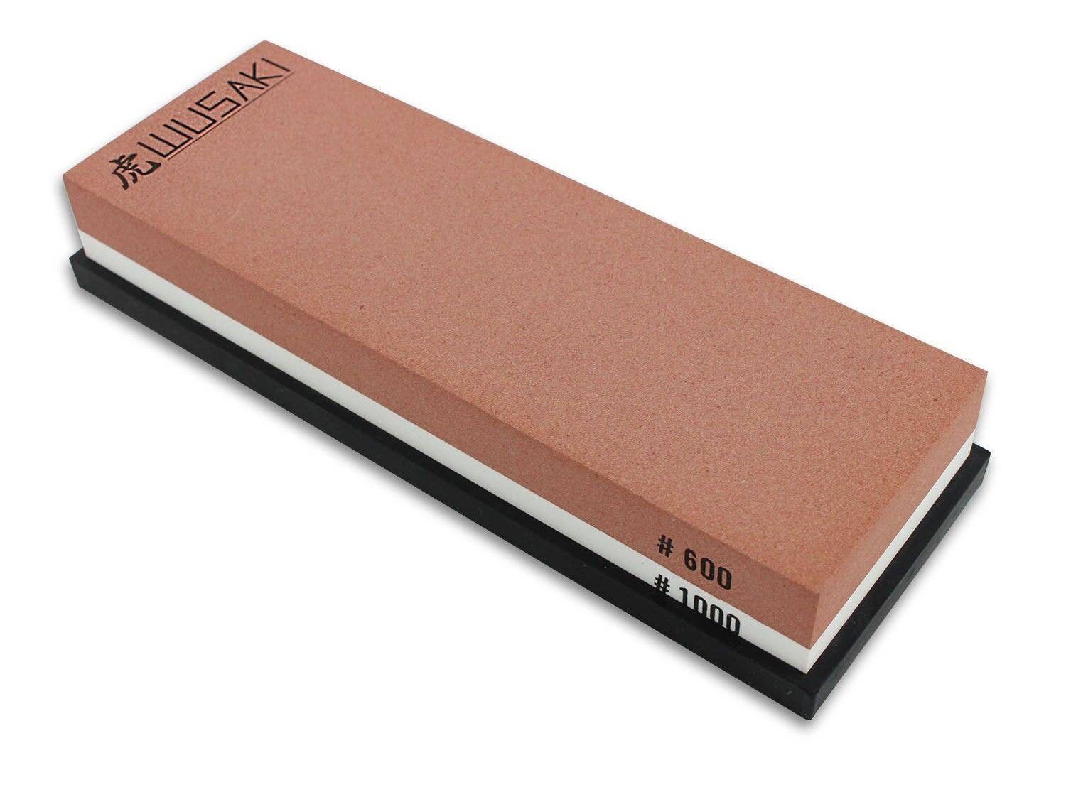 Les Découpeurs - Wholesale Knife Sharpener - Whetstone Grit 600/1000 + Base0