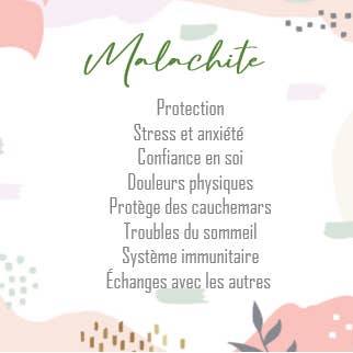 PENDENTIF MALACHITE - Protection / Réconfort pour la vente par Mademoiselle Moana
