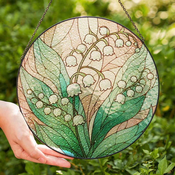 Glasmosaik Liljekonval Solfanger, Blomsterdekoration for engroshandel hos NVC Ecommerce LLC