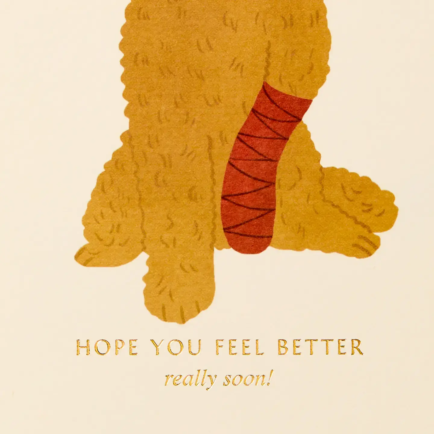 Gabrielle & Celine Greeting Cards Australia - Vente Carte de bon rétablissement - Carte de prompt rétablissement | Carte de vœux avec signature en feuille1