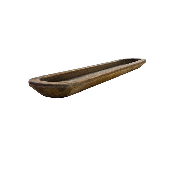 Rustic Haven Decor - Wholesale Decorative Plate/Dish/Bowl - Wooden Dough Bowl Carved 30 inch.