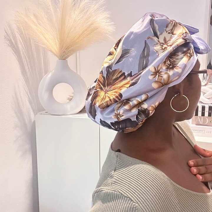 Asantewaa - Wholesale Sleep Cap / Bonnet - Women's - Reversible Satin Bonnet Eloise With band2