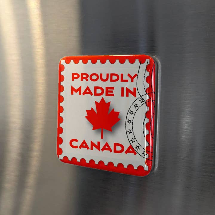 Proudly made in CANADA Fridge Magnet for wholesale by PhiloPerse