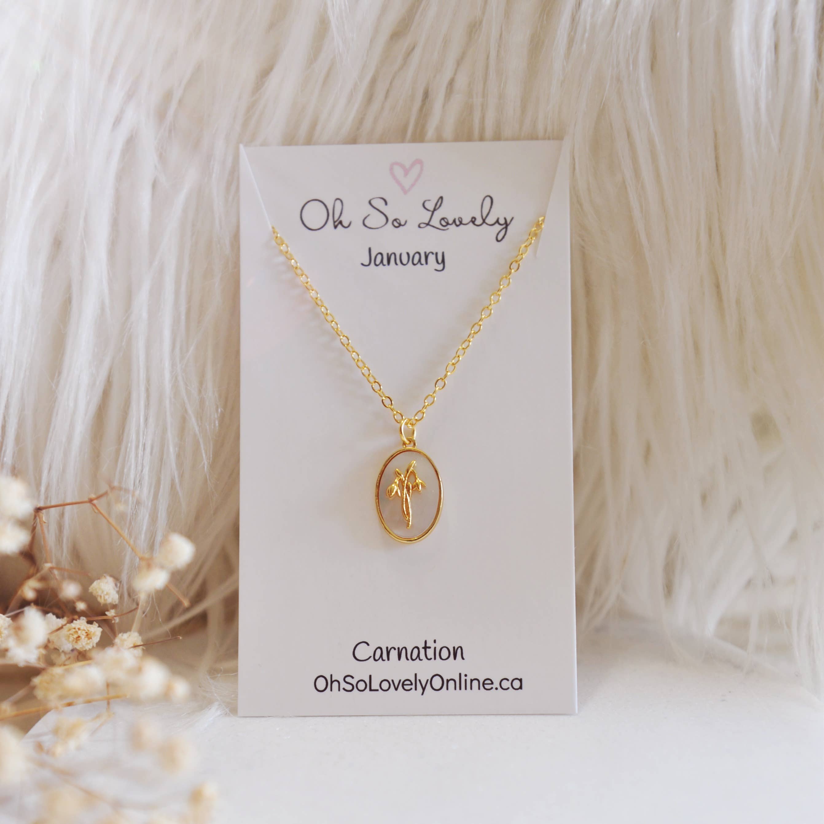 Oh So Lovely - Wholesale Pendant/Charm Necklace - Flora Birth Flower Necklace23