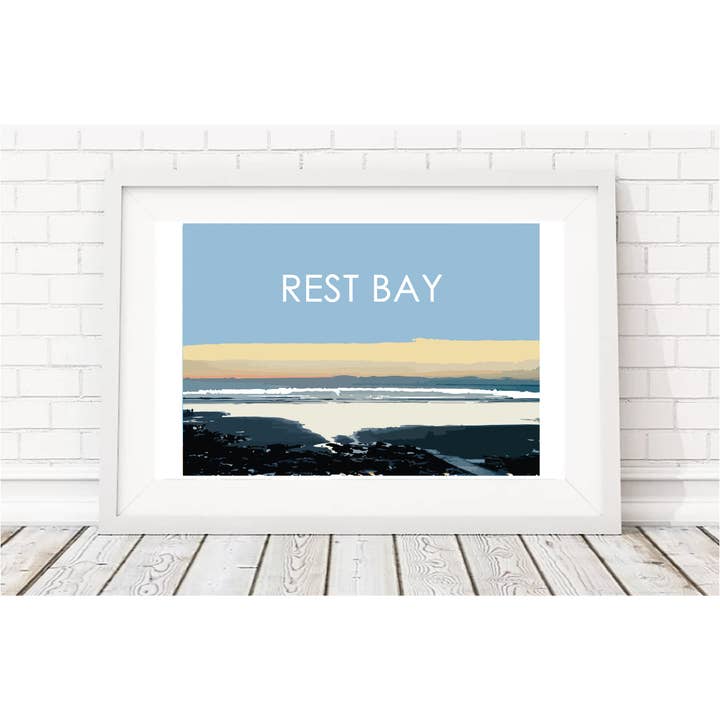 Rest Bay, Porthcawl for wholesale by Travel Prints Wales