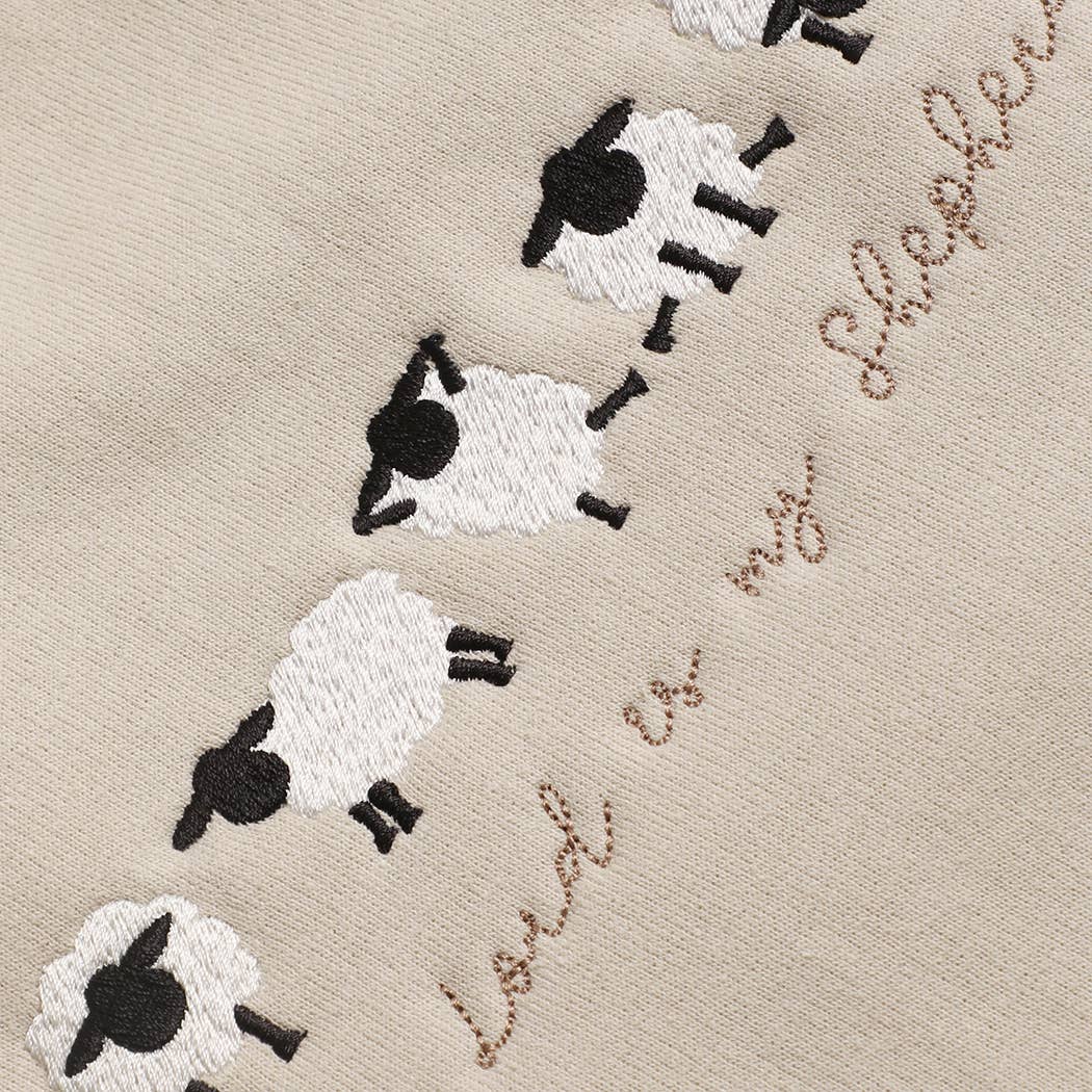 Fashion City - Wholesale Sweatshirt - Unisex - The Lord Is My Shepherd Embroidered Heavyweight Sweatshirt5