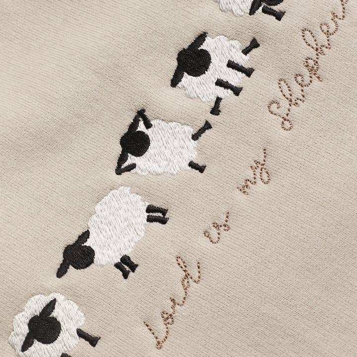 Fashion City - Wholesale Sweatshirt - Unisex - The Lord Is My Shepherd Embroidered Heavyweight Sweatshirt5