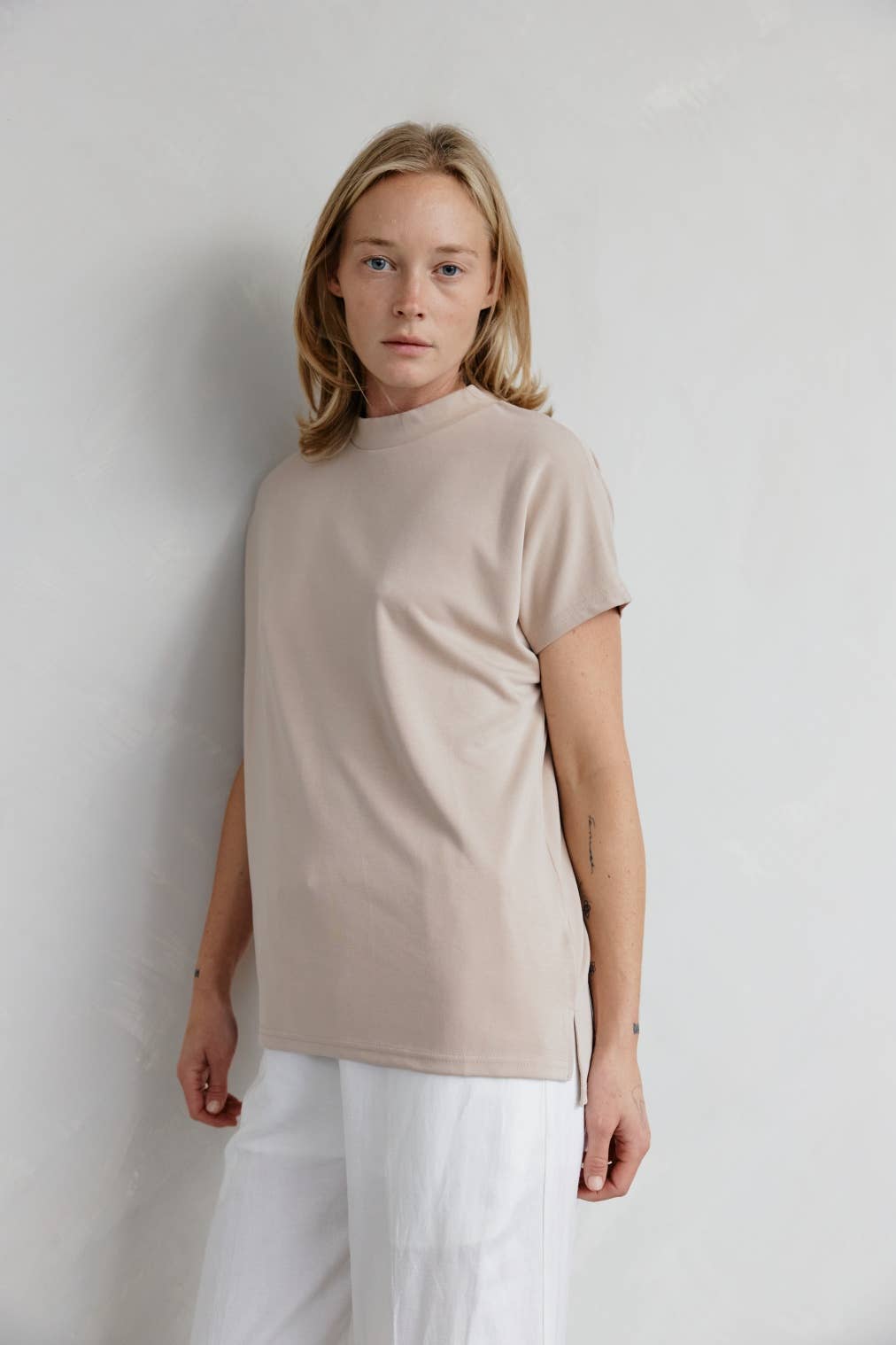 MOD REF - Vente T-shirt – femme - The Ashton Top | Haut délavé à épaules tombantes0