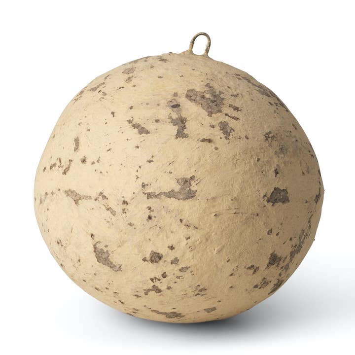 SUSTAIN papier mache ball, large sand for wholesale by Nordstjerne