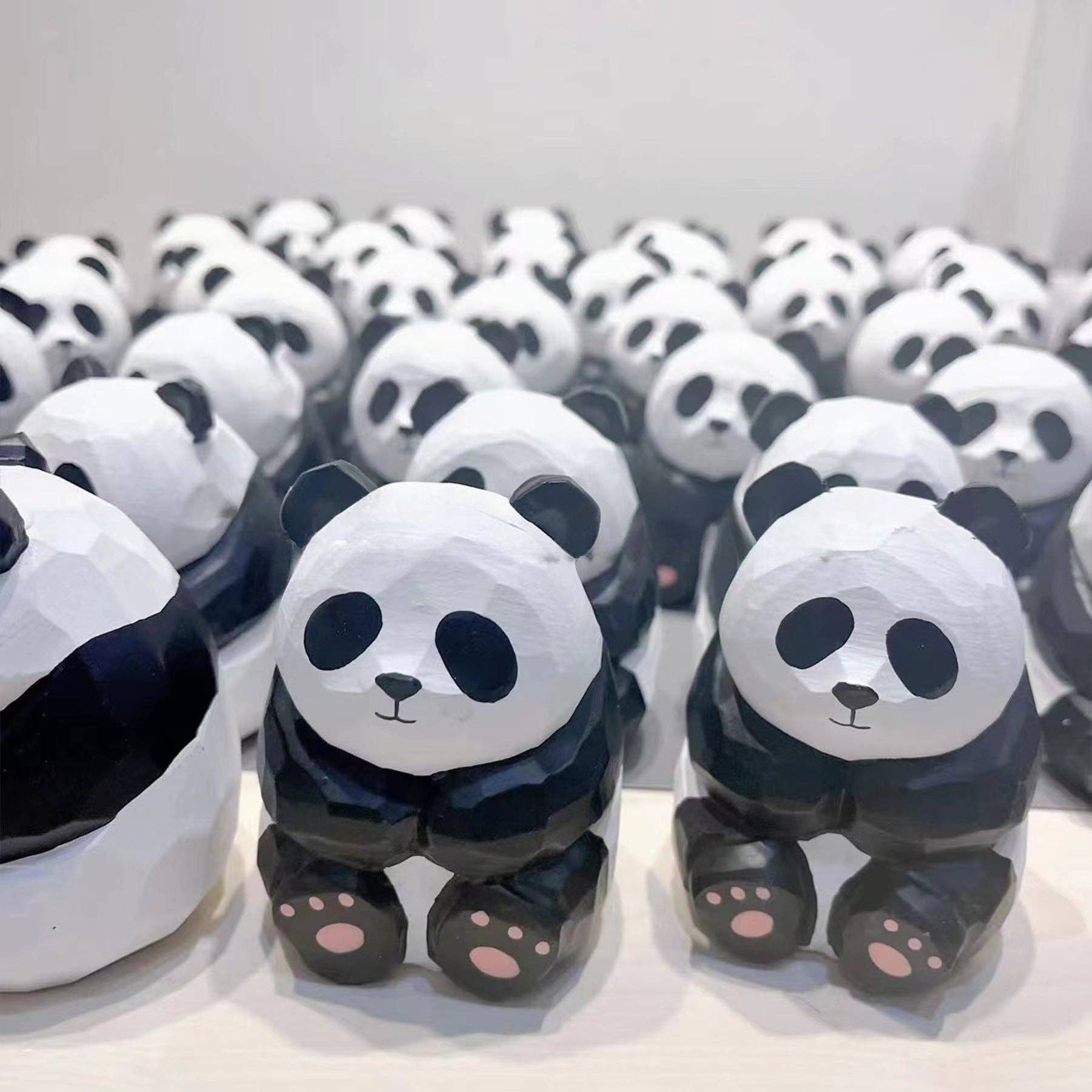 Gohobi （We cover U.S. import duties） – wholesale Decorative figurine – Gohobi Handcrafted Wooden Panada Ornament0