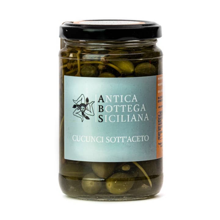 Antica Bottega Siciliana - Wholesale Salad Dressing - Sicilian Cucunci in white wine vinegar - 280 g0