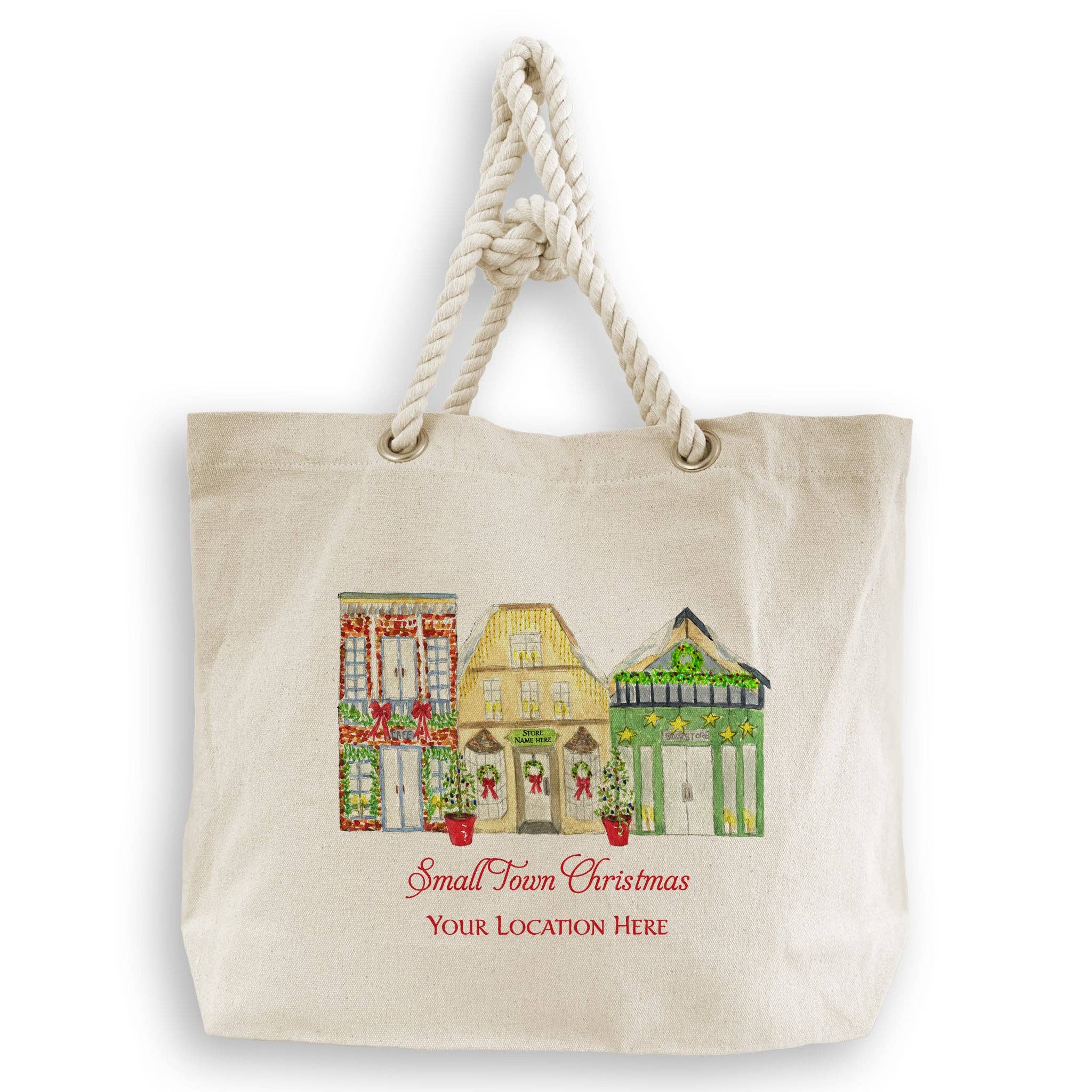 French Graffiti - Vente Torchons - Noël dans une petite ville avec emplacement6