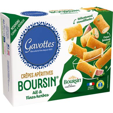 Gavottes Boursin Aperitif biscuit garlic and fine herbs 80g for wholesale by Amuse Bouche
