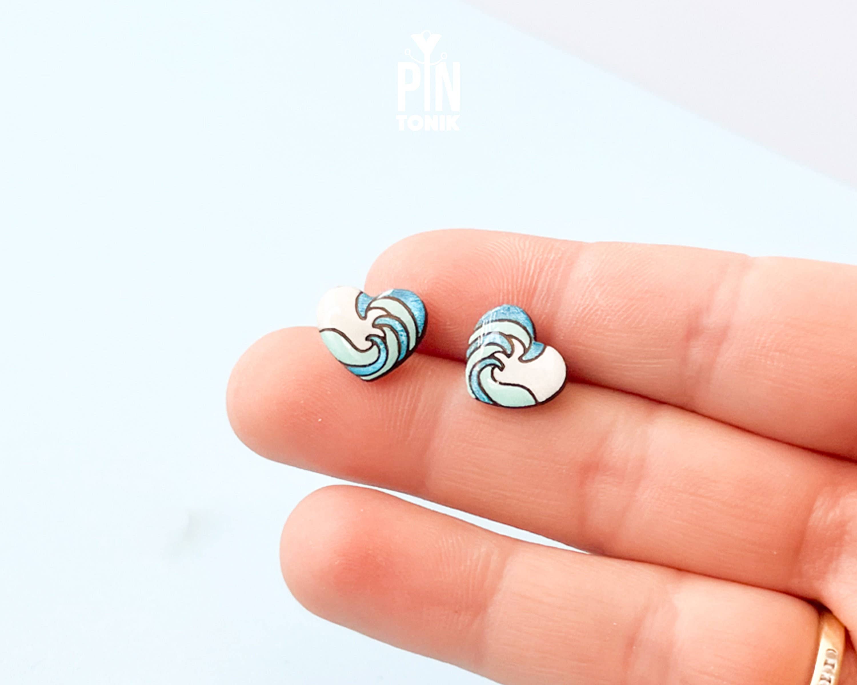 PinTonik - Wholesale Knopjes/oorstekers - Oceaan Golf Zomer Surf Kust Strand Oorbellen3