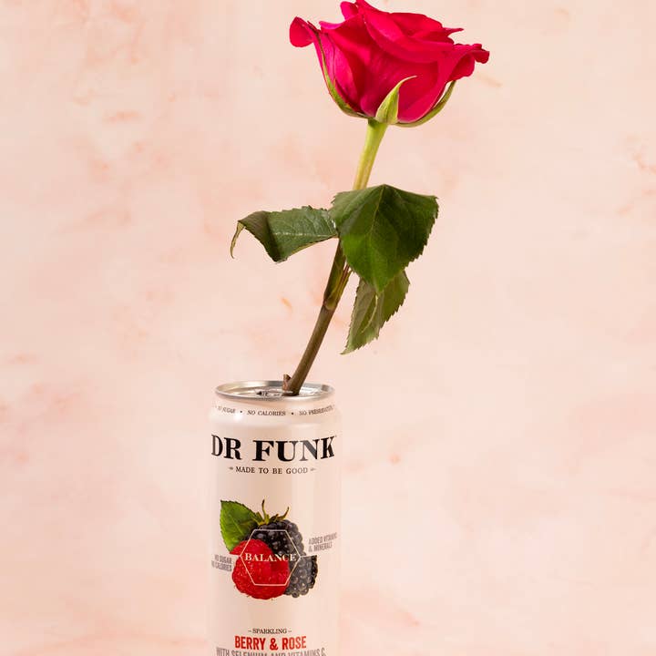 Dr Funk – wholesale Sparkling water – Berry & Rose flavoured water with 7 essential nutrients4