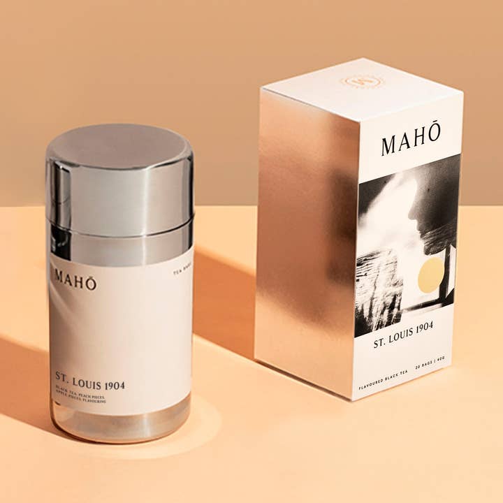 St. Louis 1904 Smaksatt svart te för wholesale av MAHŌ Sensory