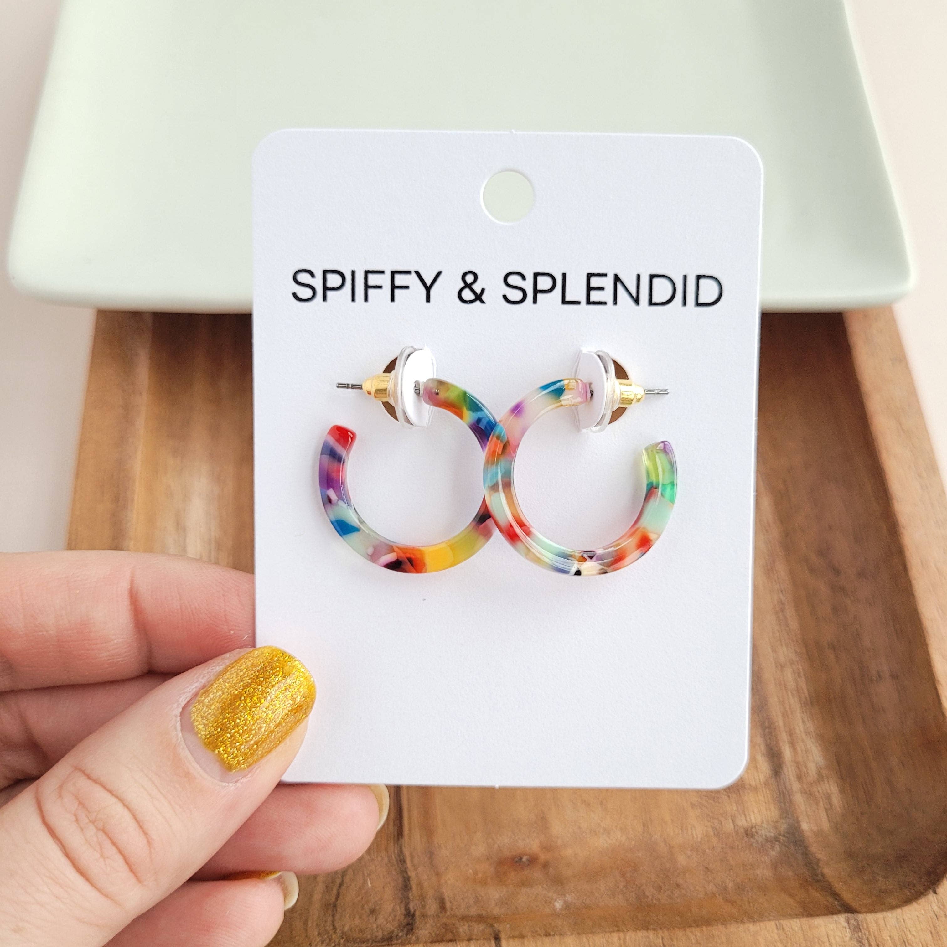 Spiffy & Splendid - Wholesale Hoop Earrings - Cam Mini Hoops - Fiesta // Jewelry, Earrings, Best Seller, Gift17